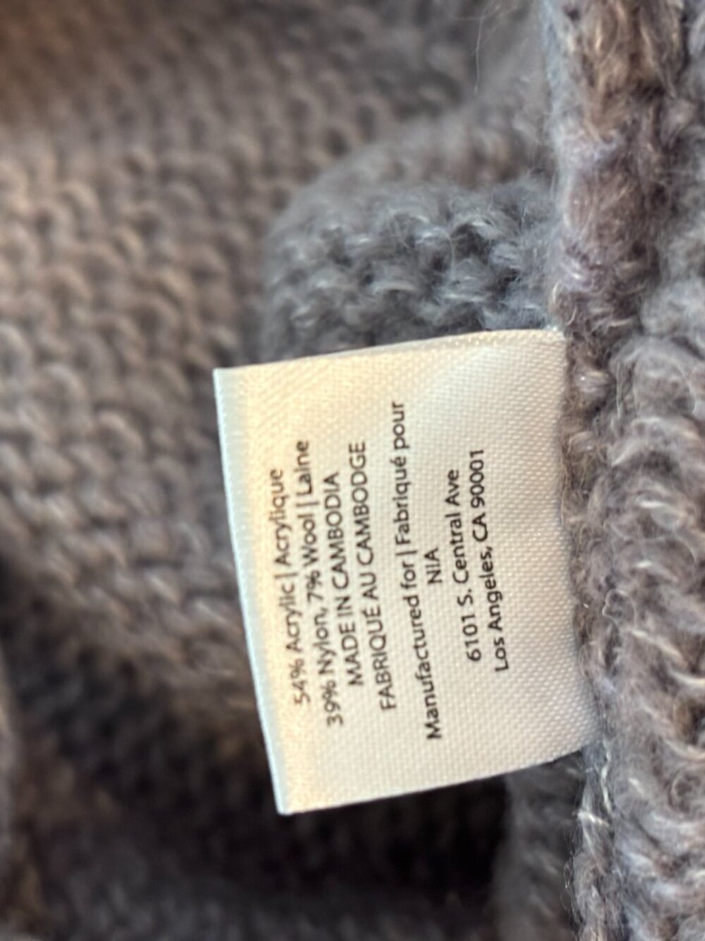 NIA "Ariana" Button-Front Cardigan — NWT — L/XL - Picture 7 of 7